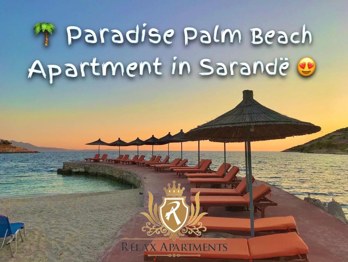 Paradise Palm Beach Apartment In Саранда Экстерьер фото